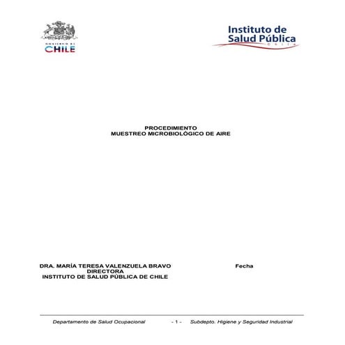 Muestreo Microbiológico de Aire. EN CUARTOS pdf
