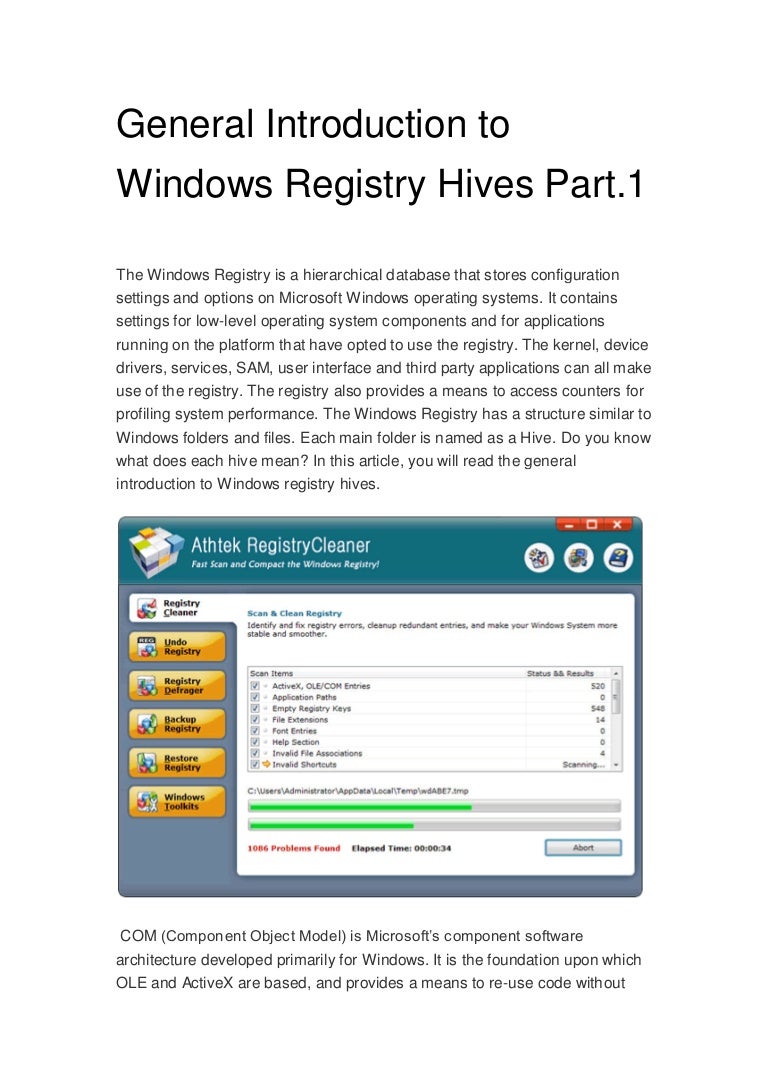 General Introduction to Windows Registry Hives Part.1