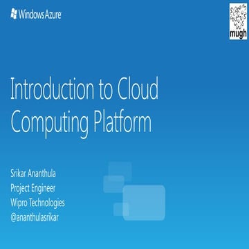 Windows Azure Introduction