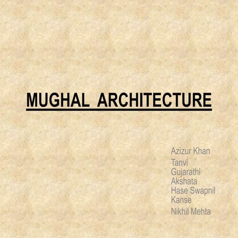 Mughal architecture