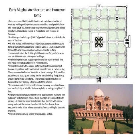 Mughal Architecture. explianation in deatil