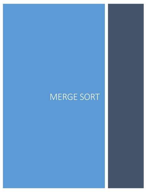 Working of Merge Sort Code
