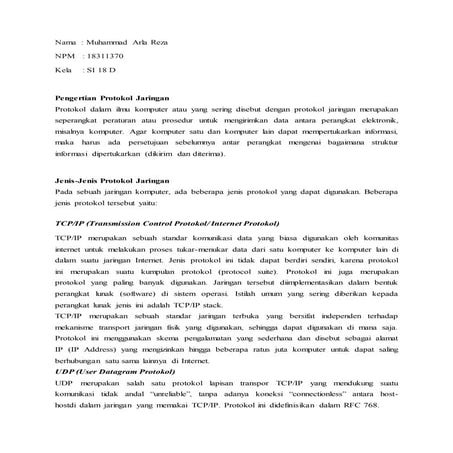 Muhammad arla reza 18311370 si 18 d