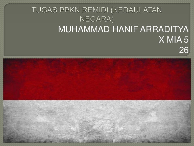 Kedaulatan Negara Kedaulatan Negara