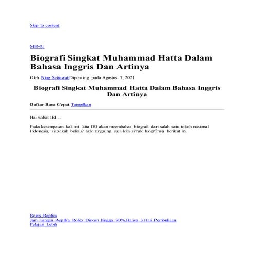 Muhammad hatta text | DOCX