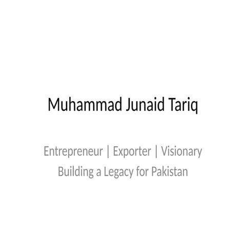 Muhammad_Junaid_Tariq_Professional_Profile.pptx
