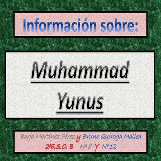 MUHAMMAD YUNUS & GRAMEEN BANK