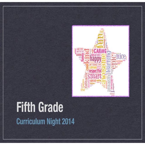 Curriculum Night Presentation 2014