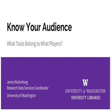 Muilenburg - Know Your Audience - Sept 8