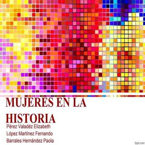 Mujeres en la historia 