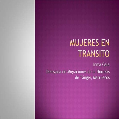 Mujeres en transito