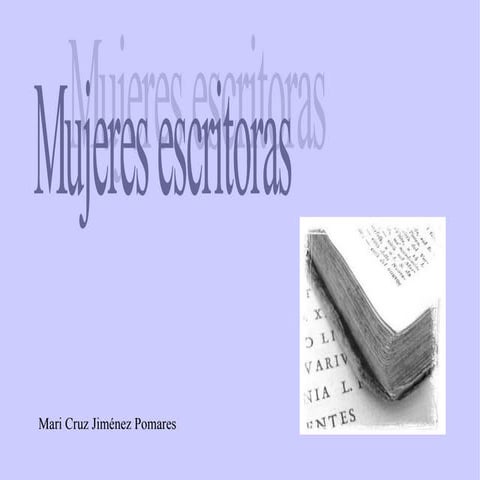 Mujeres escritoras