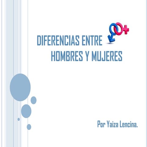 Mujeres y hombres diferencias