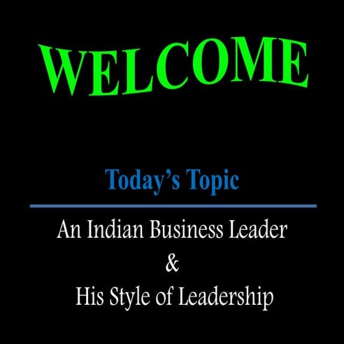 Leadership Style of the richest Indian Mukesh ambani