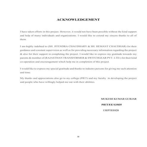 Mukesh gurjar table index with figure