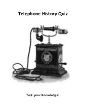 Mukesh Valabhji - Telephone History...