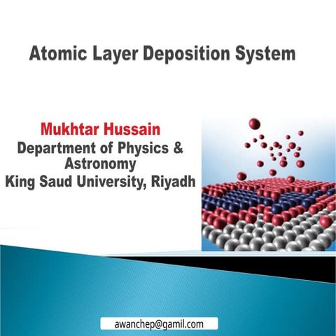 History of atomic layer deposition (ALD) in a nutshell | PDF