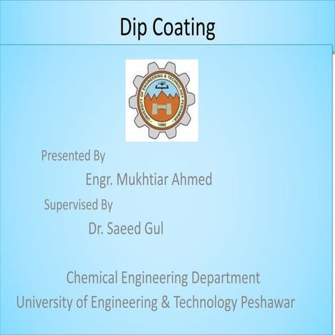 dip coating