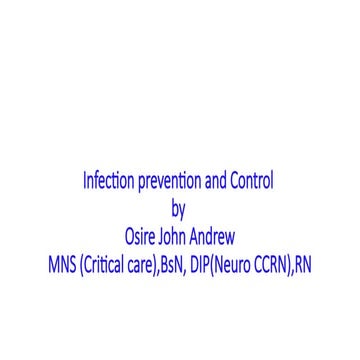 Antiseptic non touch technique (ANTT) | PPTX