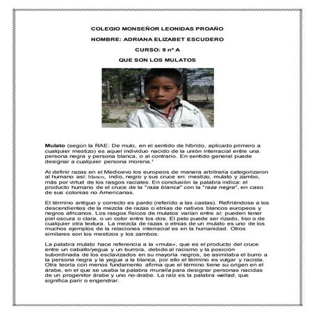 Mulato | PDF