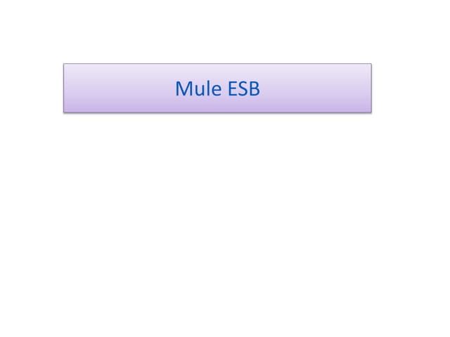 Mule esb