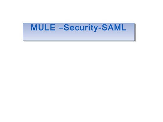 Mule security