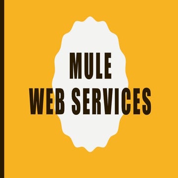 Mule webservices