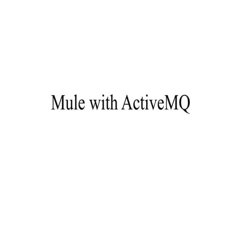 Mule activemq