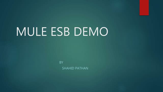 MULE ESB DEMO