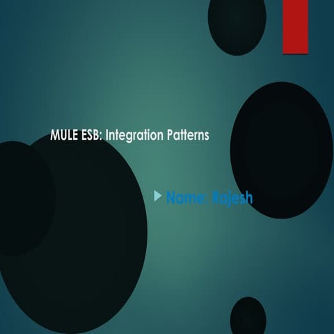 Mule esb integration patterns