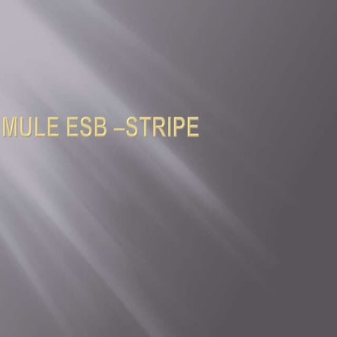 Mule esb stripe