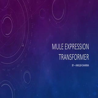 Mule Expression Transformer