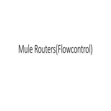 Mule scope | PPTX