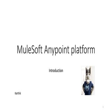 Mulesoftanypointplatformintro