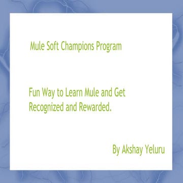 Mulesoftchampionsprogram