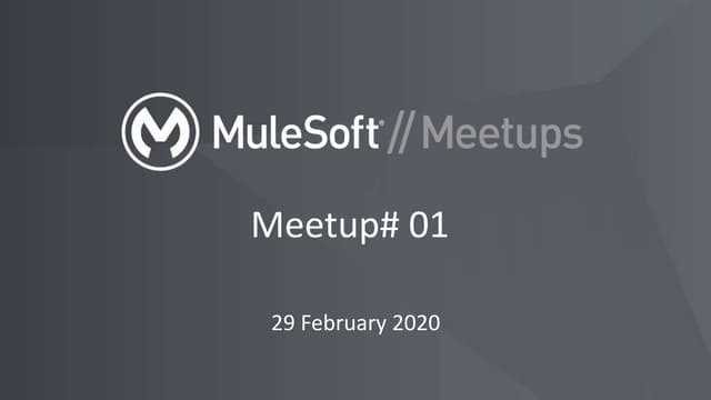 Mulesoft Indore meetup #1