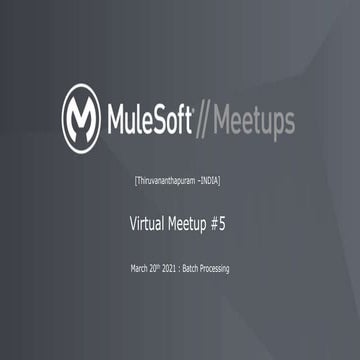 Mulesoftmeetup20th mar final