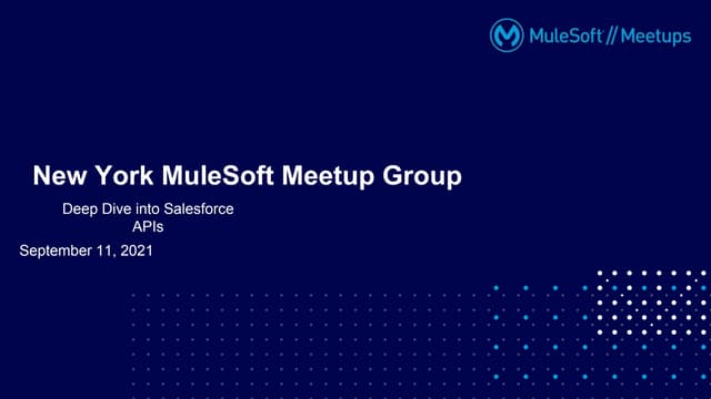 Deep Dive into Salesforce APIs