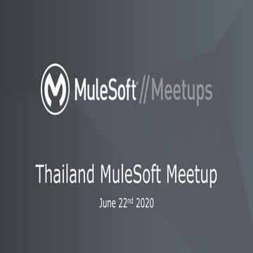 Mule soft meetup_th_no1