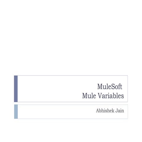 Mule soft mule_variables