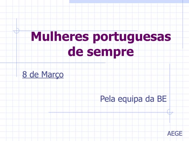 Mulheres portuguesas de sempre