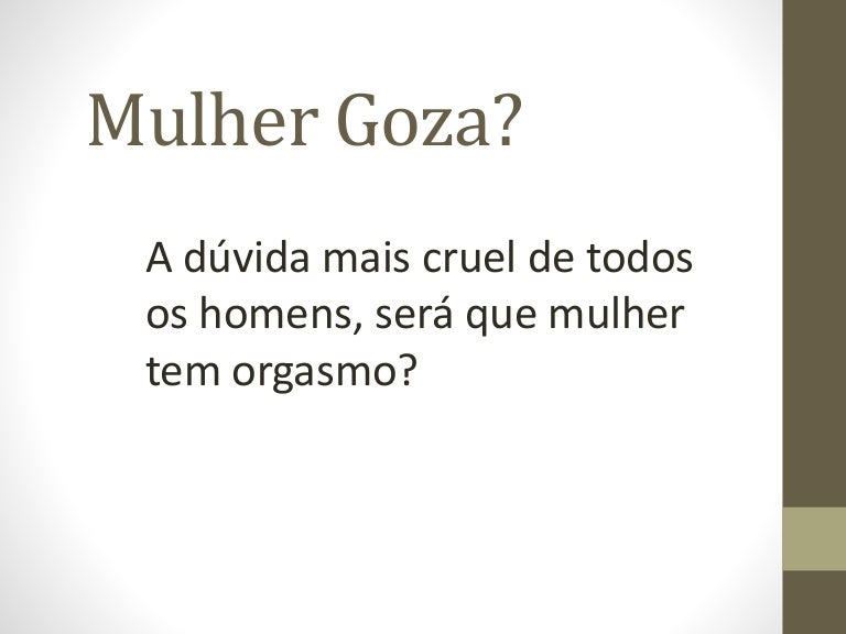 Mulher goza