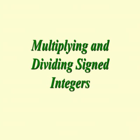 Mulitply-divide integers.ppt