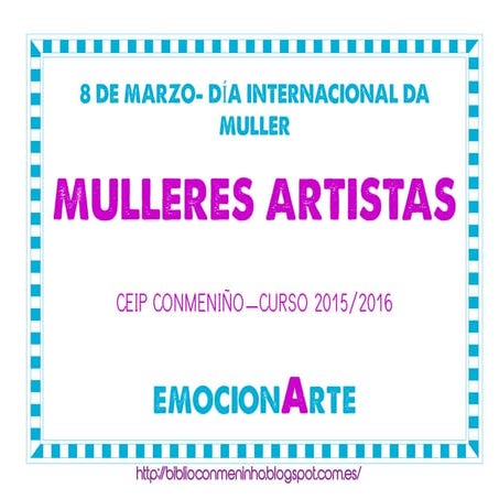 Descubrindo mulleres artistas
