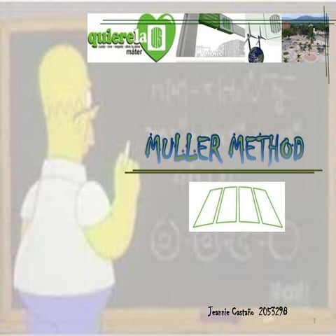 Muller method