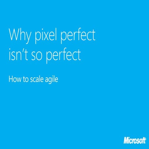 Why pixel perfect isn't so perfect