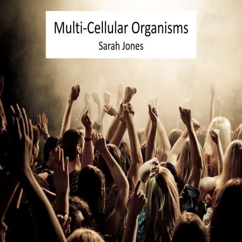 Multi-Cellular Organisms