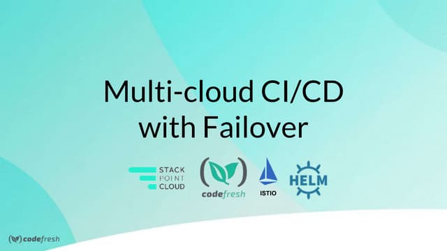 Multi-cloud CI/CD with failover powered by K8s, Istio, Helm, and Codefresh 