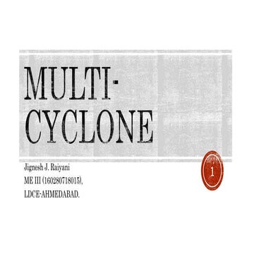 Multi cyclone dust collector