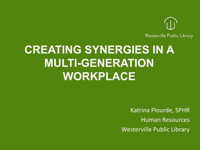 Multi-Generational Workforce
